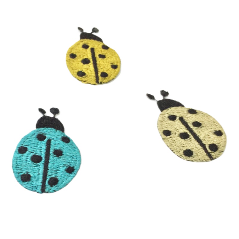 Embroidery Lady Bug - 49 teile/los Nähen Kreative Stickerei Patch