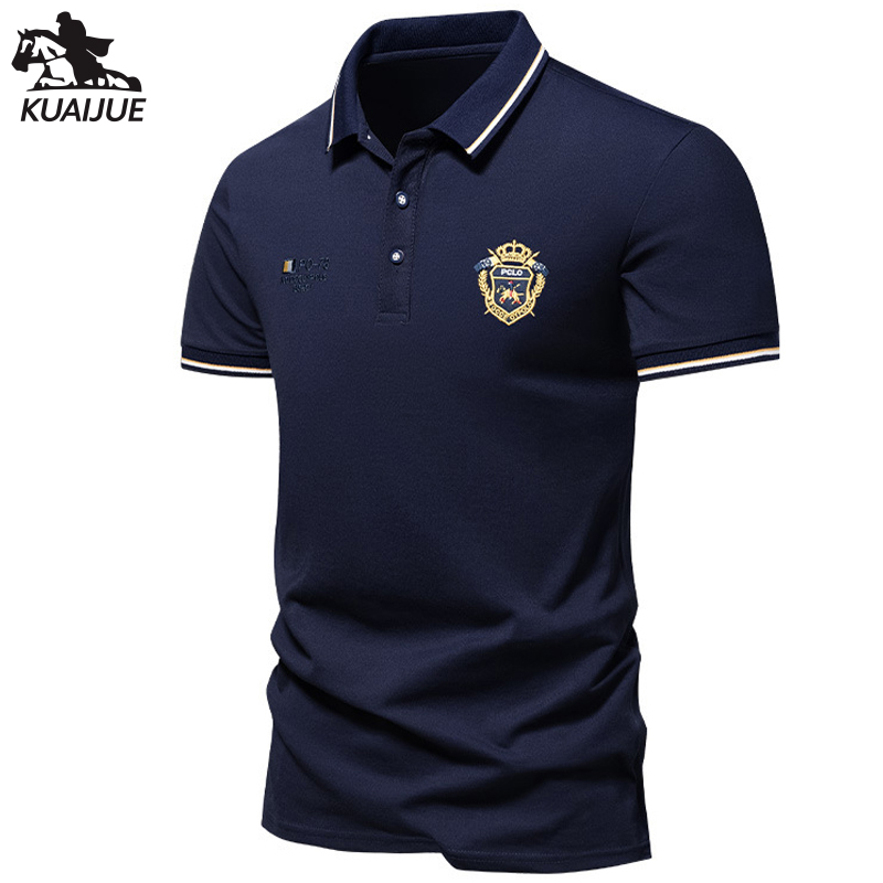 Hochwertiges Herren-Sommer-Pol – Embroidery Cotton Shirt Bewertung und Preis