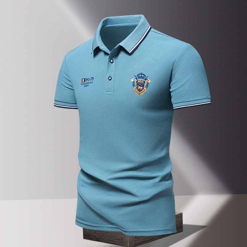 Hochwertiges Herren-Sommer-Pol – Embroidery Cotton Shirt Bewertung und Preis