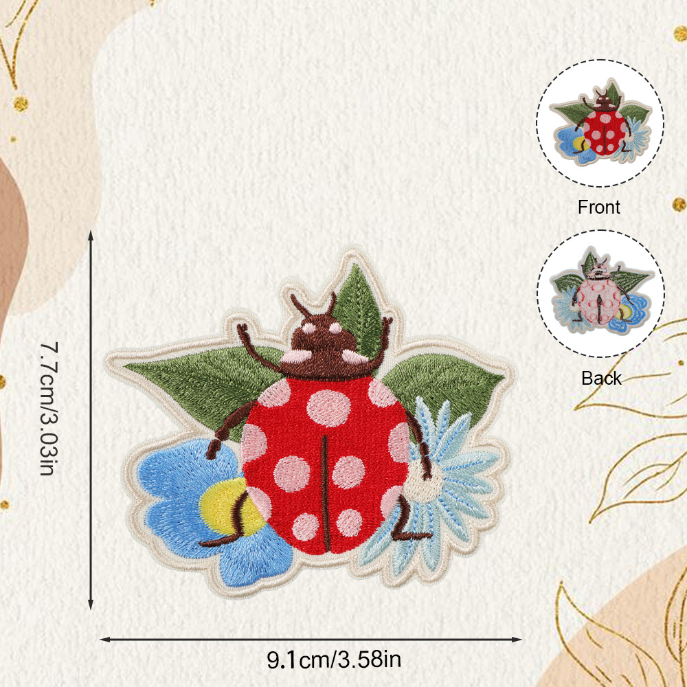 1 Stück Sommer-Marienkäfer-Blu – Embroidery Lady Bug Bewertung und Preis