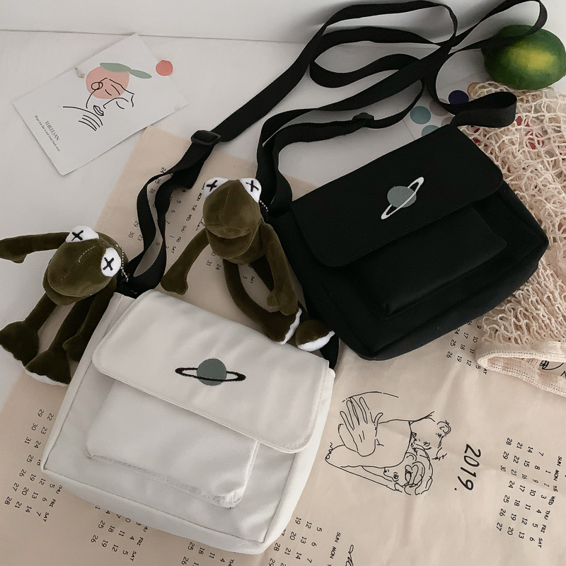 Casual Collage Student Umhänge – Embroidery Bag Bewertung und Preis