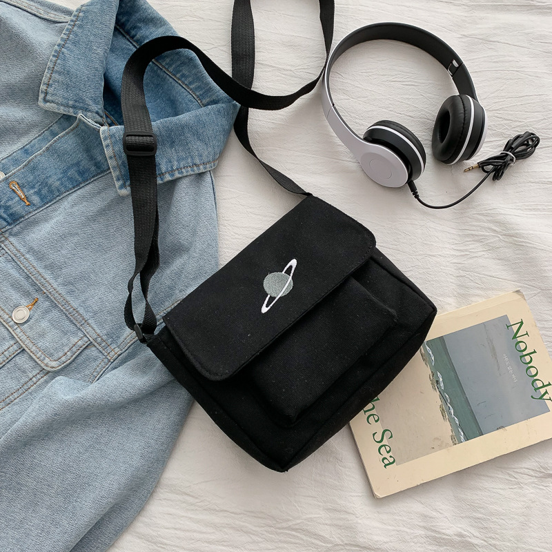 Casual Collage Student Umhänge – Embroidery Bag Bewertung und Preis