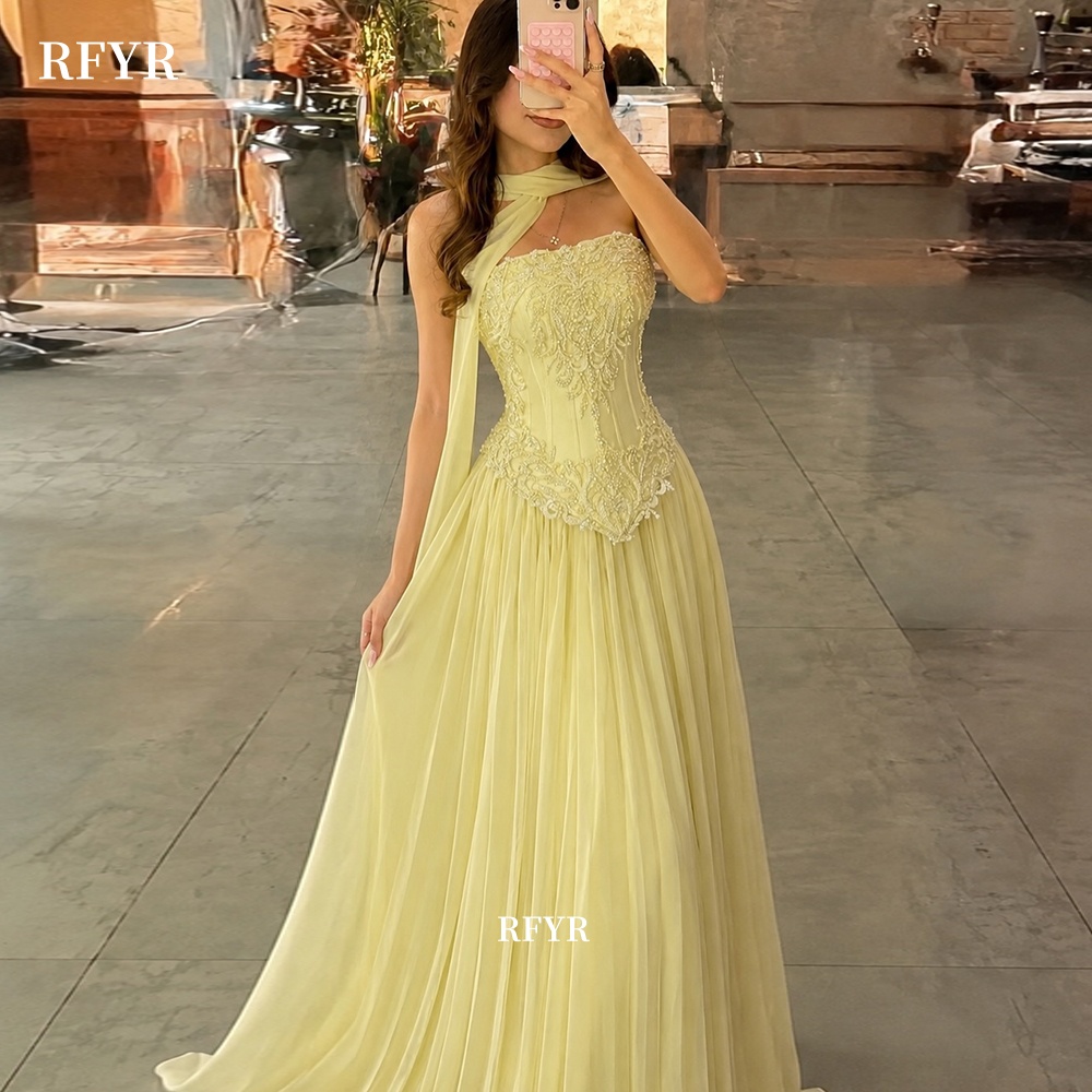 RFYR Gelbes Abendkleid mit Spi – Embroidery Yellow Dress Bewertung und Preis